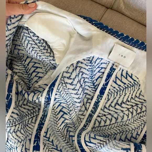 IRO “Osaka” Embroidered Jacket - Size 38 (M) US 6 - Excellent Condition